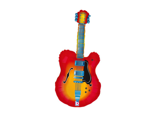 Balon foliowy kształt gitara - 35" - 1 szt.