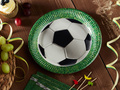 Football Party birthday plates - 23 cm - 8 pcs.