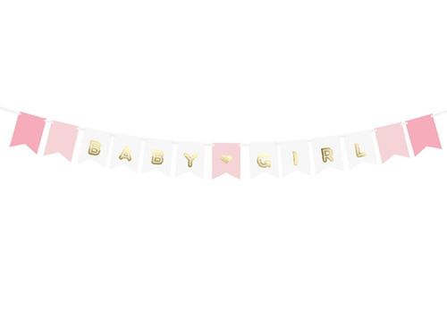 Pink Baby Girl banner - 175 cm - 1 pcs.