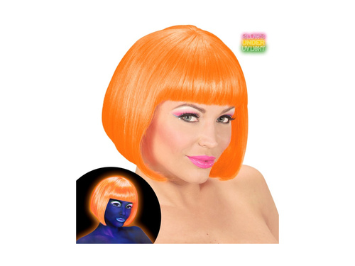 Neonowa pomarańczowa peruka Valentina