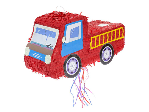 Fire truck piñata - 1 pc.