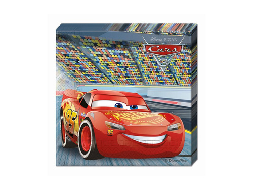 Cars 3 birthday napkins - 33 cm - 20 pcs.