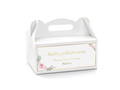 Decorative cake box white - 6 pc