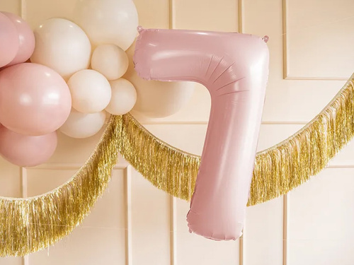 Number 7 Pink Foil Balloon - 72 cm - 1 pc