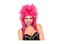 Różowa peruka rockowej gwiazdy