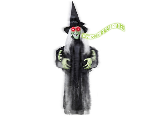 Sound sensor activated Witch - 60 cm