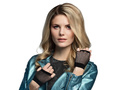 Pair of black wrist gloves