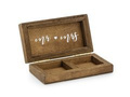 Wooden ring box Mr Mrs - 1 pc.
