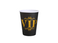 Kubeczki papierowe czarne VIP - 250 ml - 10 szt.