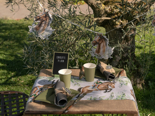 Baner urodzinowy Koniki - 500 cm - 1 szt.