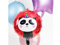 Balon foliowy Happy Birthday Panda - 45 cm - 1 szt.