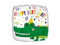 Happy Birthday foil balloon Crocodile - 43 cm