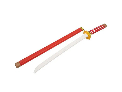 Miecz Ninja czerwony - 58 cm - 1 szt.