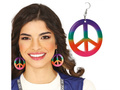 Multicolor hippie earrings