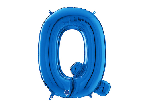 SuperShape Letter "Q" Blue Foil Balloon - 66 cm - 1 pc