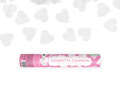 White hearts party cannon 28 cm, 1 pc