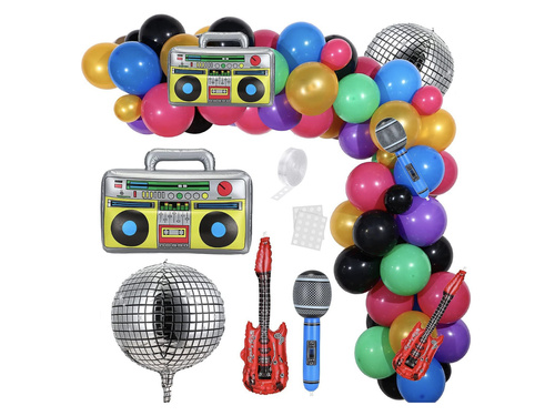 Zestaw balonów do girlandy Disco - 93 szt.