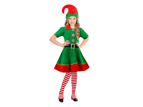 Santa girl worker costume