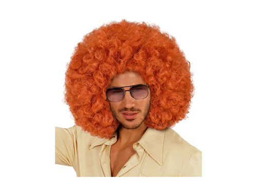 Ruda duża peruka afro