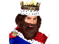 Brown beard and mustache