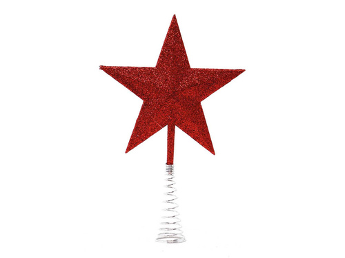 Gwiazda choinkowa czerwona - 23 cm - 1 szt.