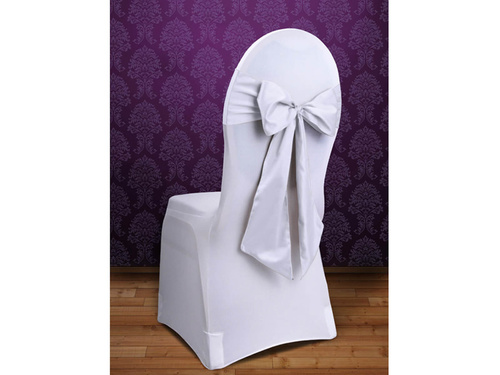 Chair sash, white, 0.15 x 2.75m, 1 pc.