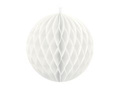 Dekoracja wisząca kula biała - 40 cm - 1 szt.