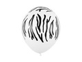Zebra pastel latex balloons - 30 cm - 50 pcs.