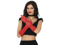Mesh gloves with rhinestones - 30 cm