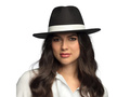 Black gangster hat  - 1 pc