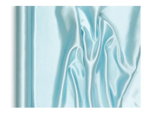 Plain satin - misty blue - 36 cm x 9 meters