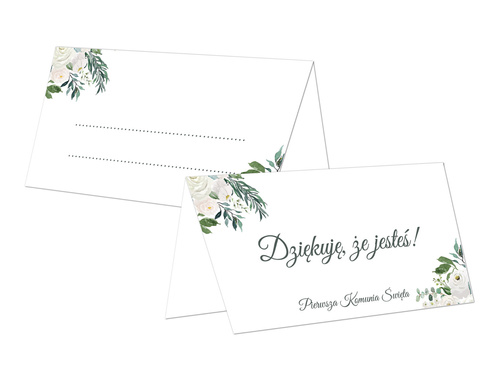 Place Cards, 8,5 x 4,5 cm 10 pcs