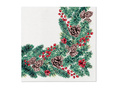 Serwetki bożonarodzeniowe Świąteczna Gałązka - 40 cm - 12 szt.