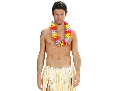 Deluxe multicolor hawaiian lei - 1 pc