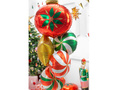 Balon foliowy czerwony Cukierek - 35 cm - 1 szt.