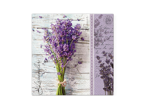 Lavender Bouquet napkins - 33 cm - 20 pcs.