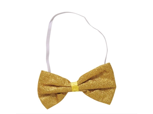 Gold bow-tie - 1 pc