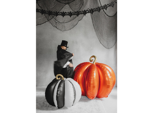 Balon foliowy Dynia 3D - 90 x 90 cm - 1 szt.