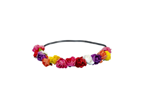 Wielokolorowa opaska kwiatowa