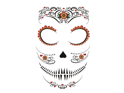 Facial Adhesive Decorations