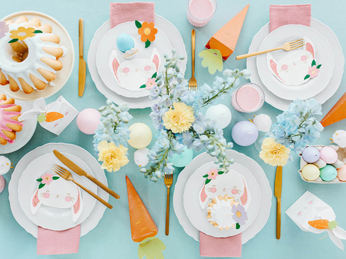Easter candle White egg - 10 cm - 1 pc.