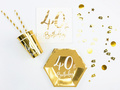 Metallic gold confetti 40 - 15 g.