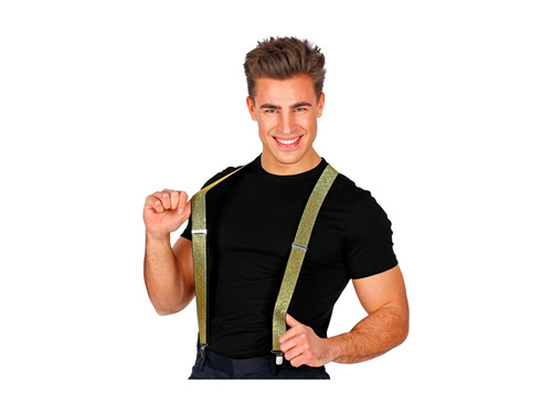 Złote lurexowe szelki