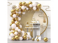 Set of balloons for balloon garland gold - 122 pcs.