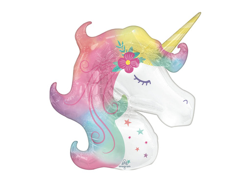 Enchanted Unicorn foil balloon - 83 cm - 1 pc.