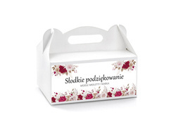 Wedding cake box, 6 pcs