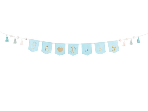 Baby shower banner - 250 cm - 1 pc