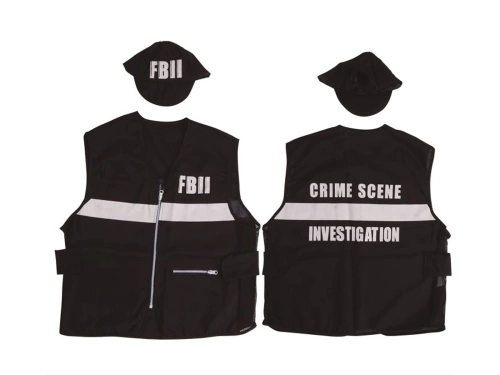 Hat and waistcoat FBI - 1 szt.