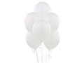 Pastel white latex balloons - large - 100 pcs.