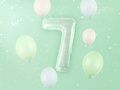 Number 7 Green Foil Balloon - 72 cm - 1 pc